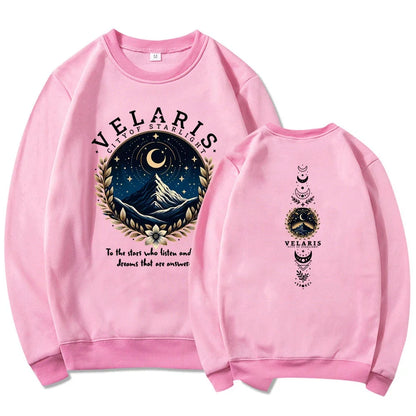 Velaris City of Starlight Sweatshirt ACOTAR Hoodie The Night Court Sweatshirt Women Graphic Hoodies Vintage SJM Merch Pullover