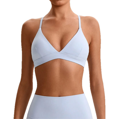Tight Yoga Bra Women's Camisole Beautiful Back No Steel Ring Sports Bra Quick Drying Running Yoga Clothes Fitness Chest Pads