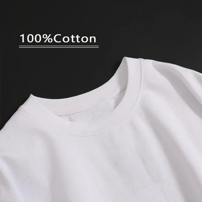Men's Saint's Tears Pattern T-shirt for Spring and Summer, Suitable for Both Men and Women, Casual T-shirt