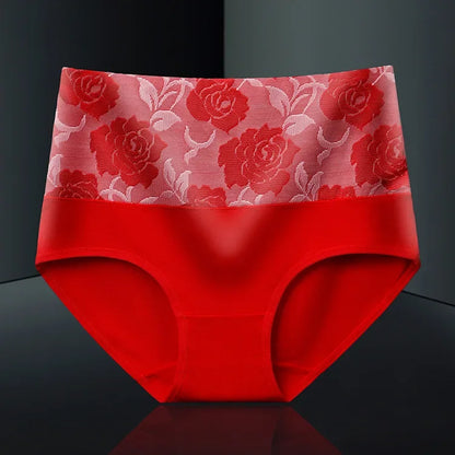 3Pcs/Lot Women's Underwear Plus Size Cotton Panties High Waist Briefs Sexy Lingerie Female Pantys M-5XL Seamless Underpant Girls