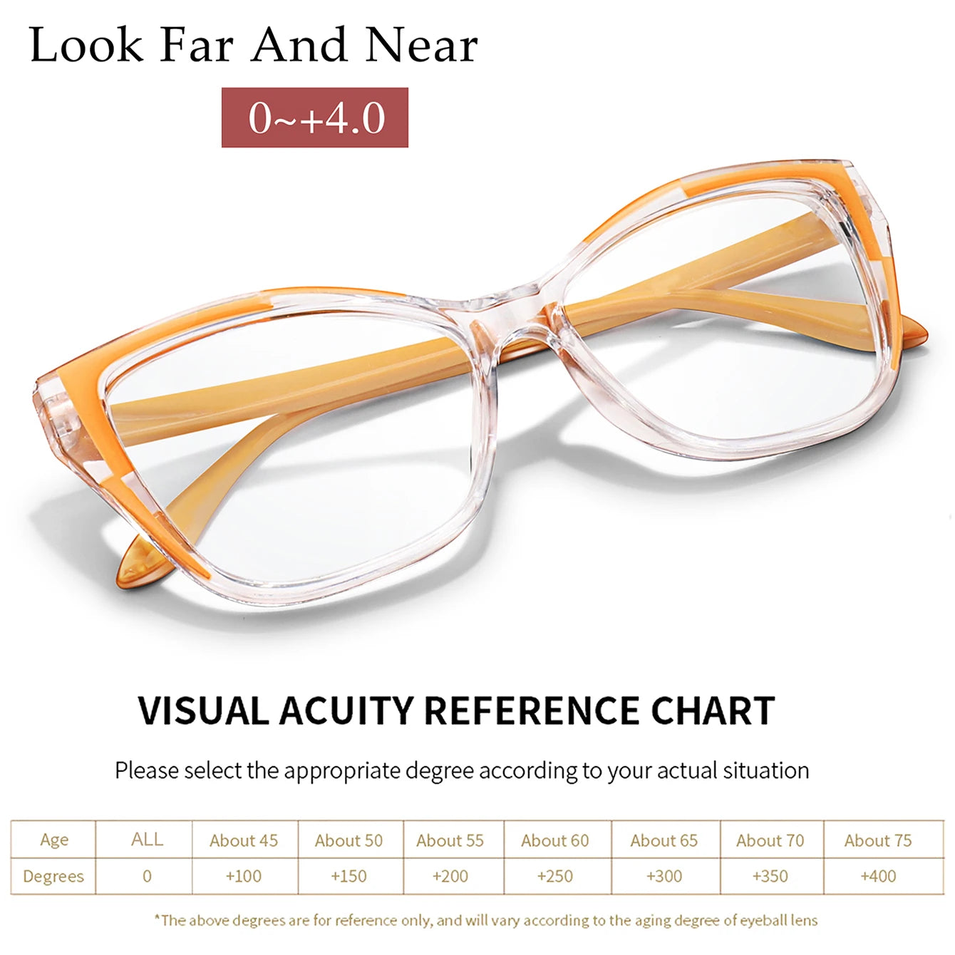 Cateye Reading Glasses – Trendy Ultralight Eyewear with Polycarbonate Lenses for Clear Vision