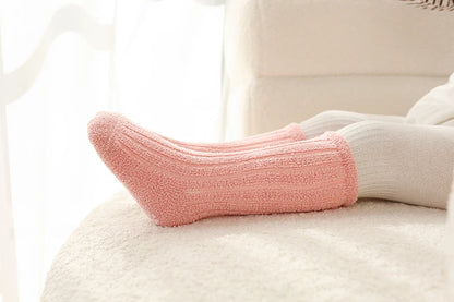 Kids Socks Thick Cold Winter Socks Super Warm Baby Snow Socks Christmas Gifts Coral Fleece Silicone Non-slip Floor Socks