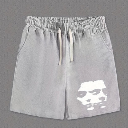 Men'S Summer New Loose-Fit Casual Sports Shorts, Gym Shorts with An Elastic Waistband - Adjustable Drawstring for Comfort,
