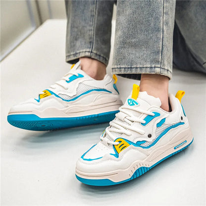 Men's shoes four seasons of the new style all kinds of students retro platform leisure sports shoes