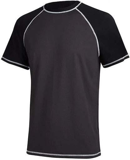 Men's UPF 50+ Beach T-Shirt – Quick-Dry Surf & Swim Top