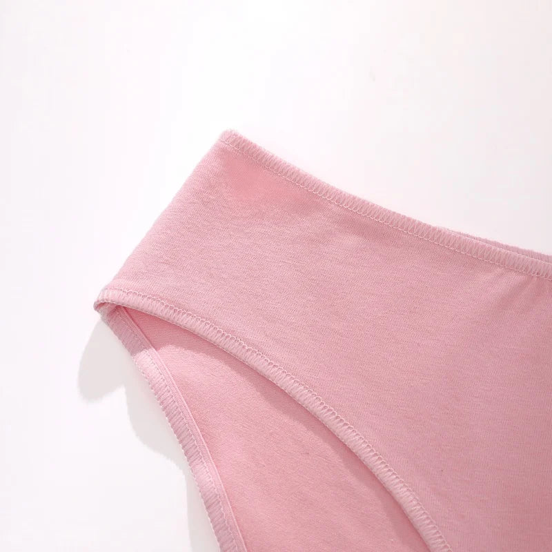 7Pcs Cotton Breathable Panties Women Comfortable Underwear Seamless Low Waist Underpants Fashion Girls Solid Color Sexy Lingerie