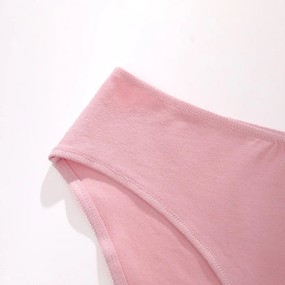 7Pcs Cotton Breathable Panties Women Comfortable Underwear Seamless Low Waist Underpants Fashion Girls Solid Color Sexy Lingerie