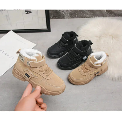 Children Winter Boots – Waterproof Kids Snow Boots With Plush Lining & Rubber Sole