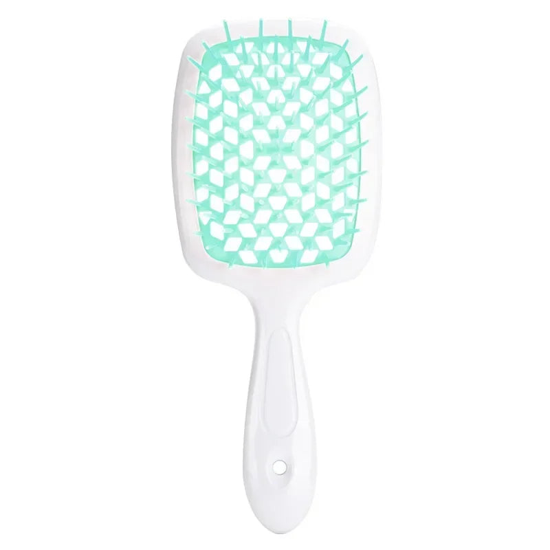 Tangled Hair Comb Detangling Hair Brush Massage Combs Hollow Out Wet Curly Hair Brushes Barber Comb Salon Hair Styling Tools