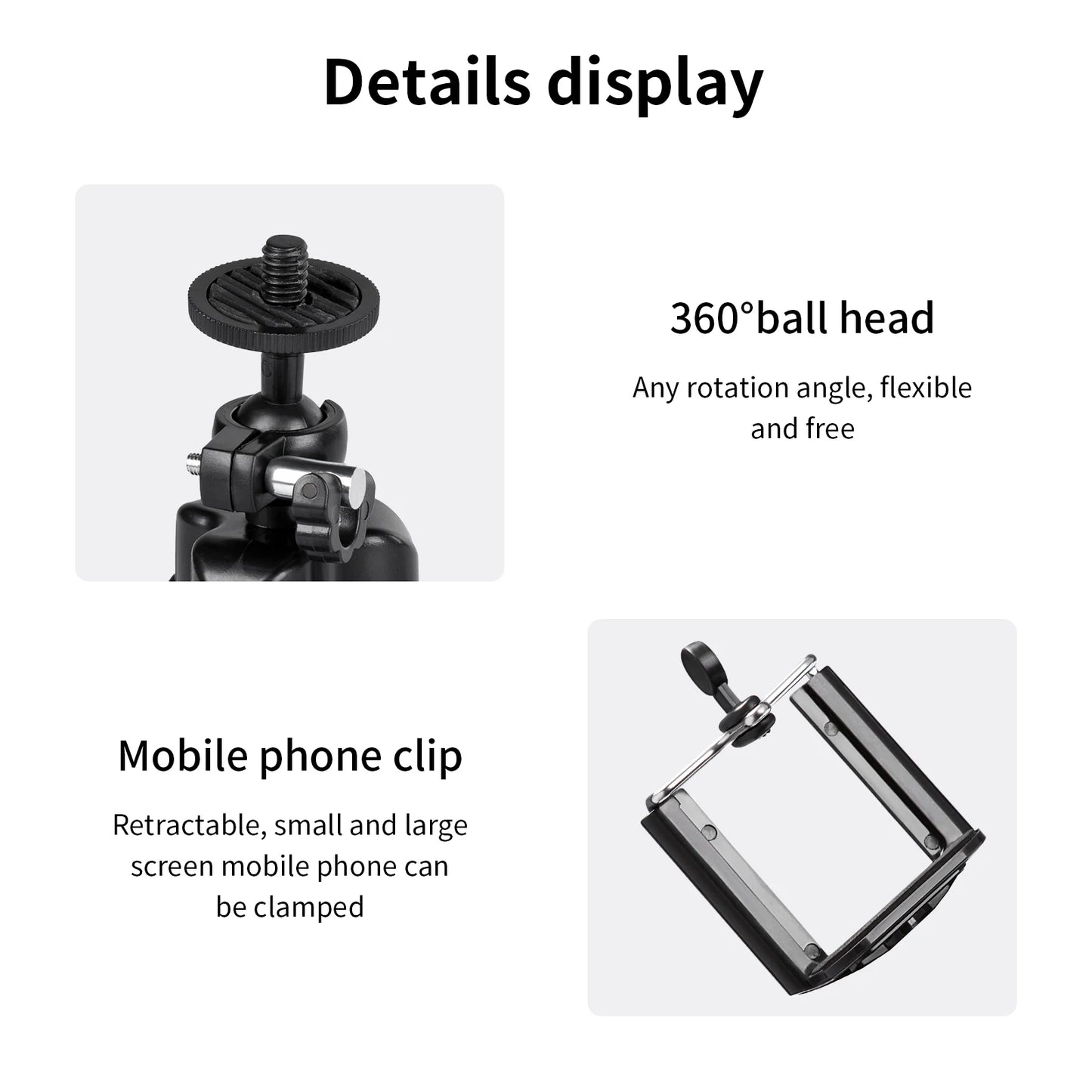 Tripod For Phone Flexible Sponge Octopus Mini Tripod For IPhone Mini Camera Tripod Phone Holder Clip Stand