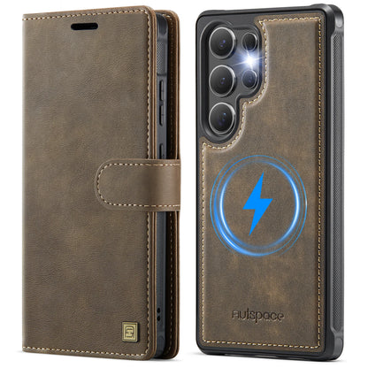 Leather Phone Case 2-in-1 Detachable Wallet Cover With Card Holder For Samsung Galaxy S25 Plus