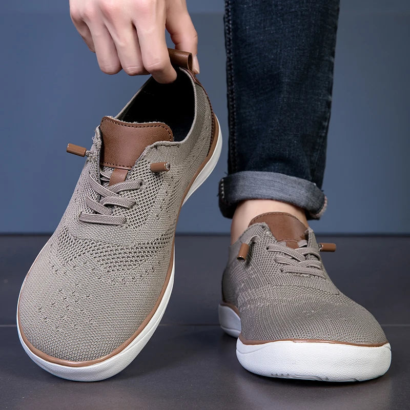 Men's wide shoes, large size casual shoes, suitable for people with fat feet wide feet, soft and light walking shoes