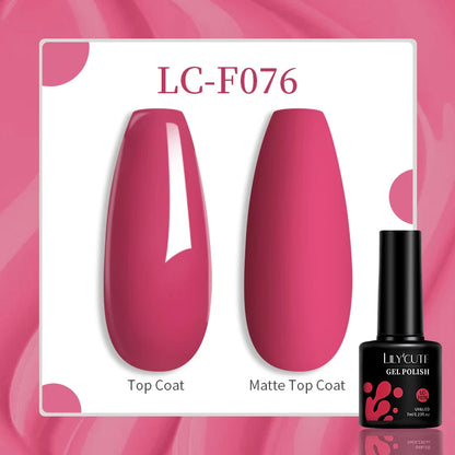 Gel Nail Polish - LILYCUTE UV Gel Varnish 7ML | Soak Off, Long Lasting Colors