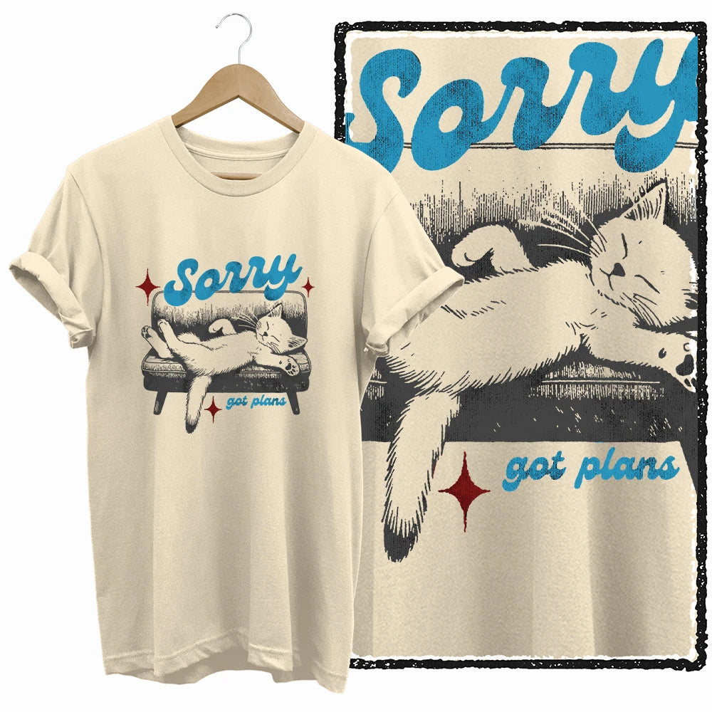 COOLMIND BEIGE cat print exclusive graphic 100% cotton women T shirt big size loose cotton cat lover women tshirt LOVELY cat tee