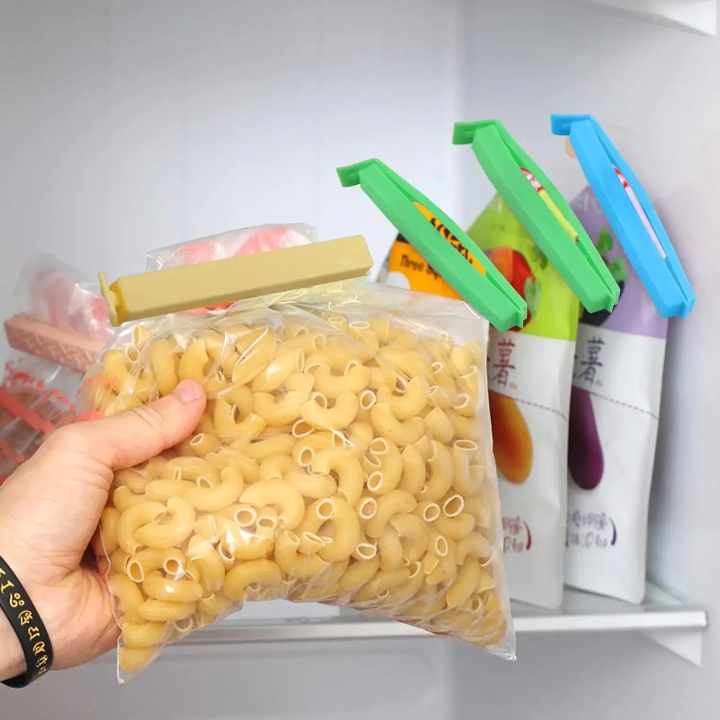 Food Bag Sealing Clips – Portable Reusable Clamp Set (5/10pc)
