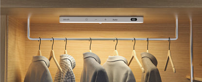 WILLED Under Cabinet Lights Rechargeable Battery Display 60 LED Touch Light Bar Motion Sensor Light Closet Light Night Lights