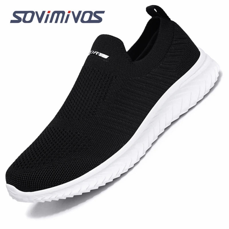 Outdoor Super Light Men Sneakers Fashion Breathable Running Sport Shoes Quality Slip-on Unisex Athletic Footwear 2022 Hot Sale