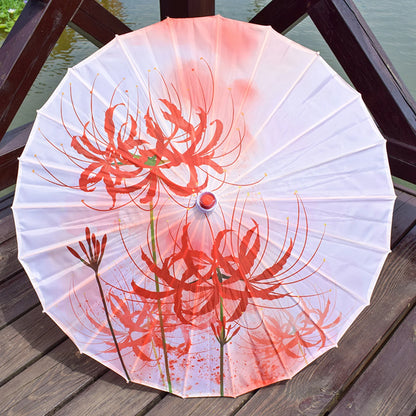 Chinese Oiled Paper Umbrella Japanese Women Decorative Umbrella for Costumes Photography Bridesmaids Party Scenery