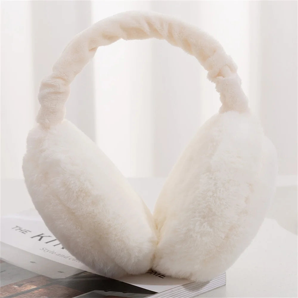 Bear Ears Earmuffs - Plush Cashmere Winter Ear Warmers | Soft Thermal Ear Covers