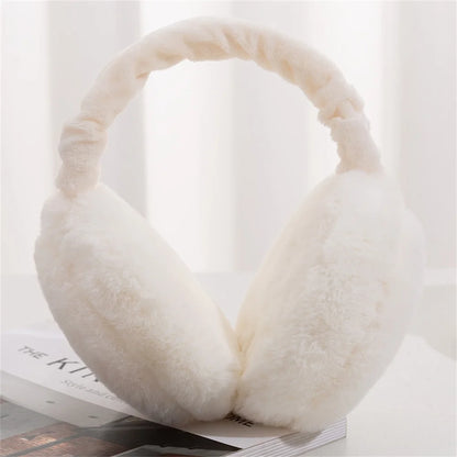 Bear Ears Earmuffs - Plush Cashmere Winter Ear Warmers | Soft Thermal Ear Covers