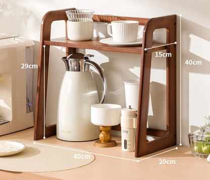 New Kitchen Shelf Countertop Multi-functional Electrical Storage Rack Multi-layer Cup Holder Household Storage Rack Plate Rack