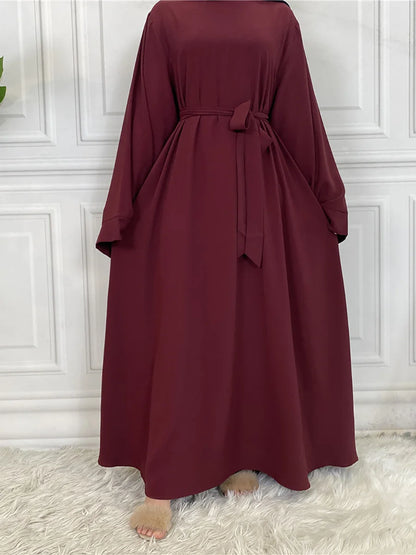 Modest Abaya Dress Ramadan Kaftan For Women | Elegant Muslim Maxi Robe