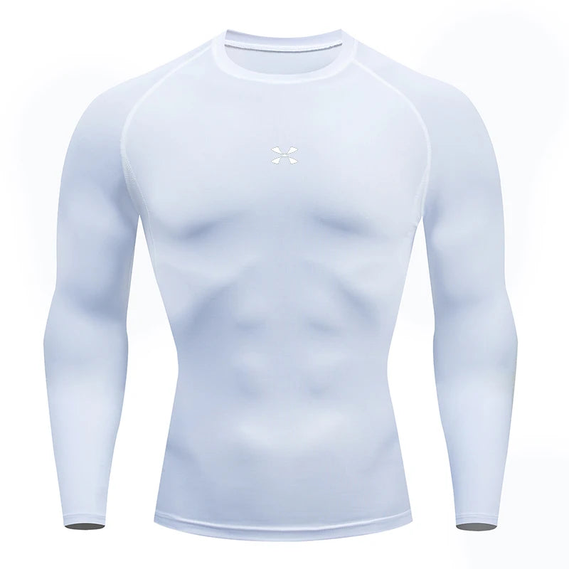 Compression T Shirt Men - Quick Dry Summer Sportswear Athletic Gym Top