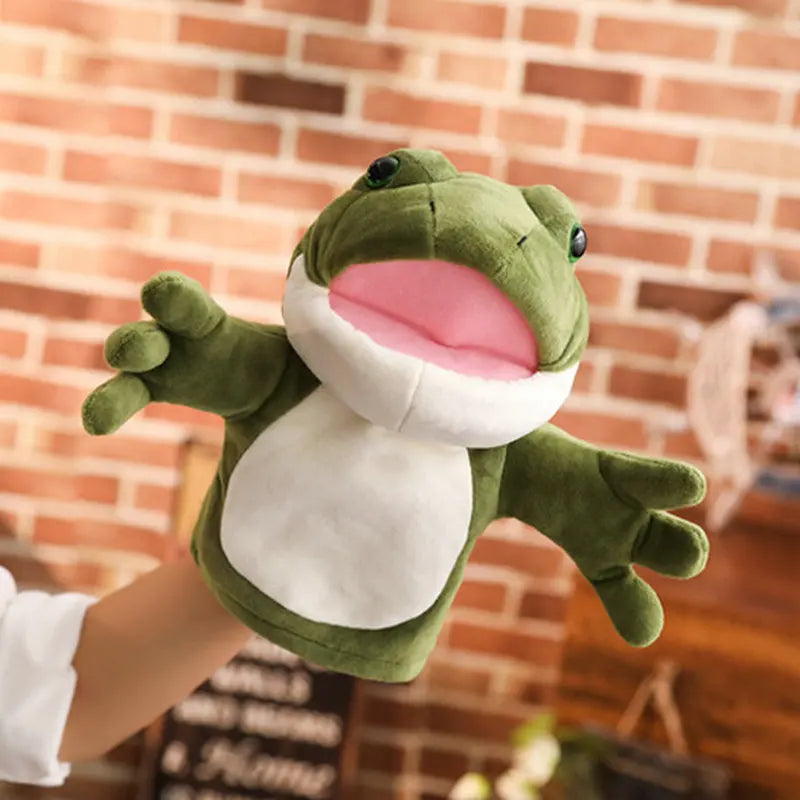 Plush Hand Puppets - Kawaii Animal Finger Puppet Dolls for Kids Educational Toys