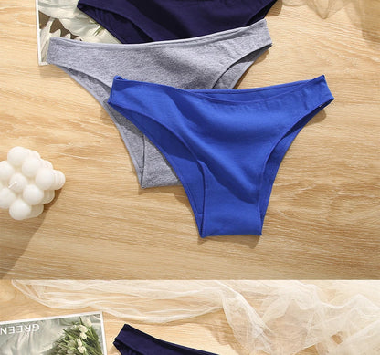 7Pcs/Set M-2XL Women Cotton Soft Panties Low Waist Pantys Lingerie Femme Panty Briefs Woman Underpants Sexy Underwear for Girls
