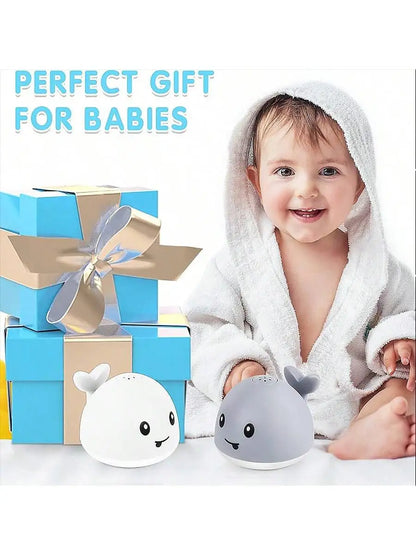 Baby Bath Toys, Toddler Bath Toys for Kids Ages 1-3, Light Up Whale Bath Toy Sprinkler, Pool Water Table Infant Baby Toys 6-12-1