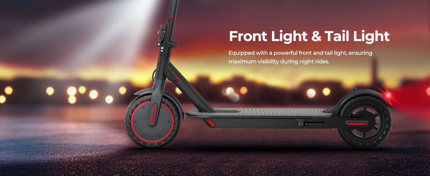 2026 LADPED LP60 Electric Scooter 350W Max 19mph Speed 8.5inch Tire Folding Design with 16 Miles Range for Adult Urban Commuting