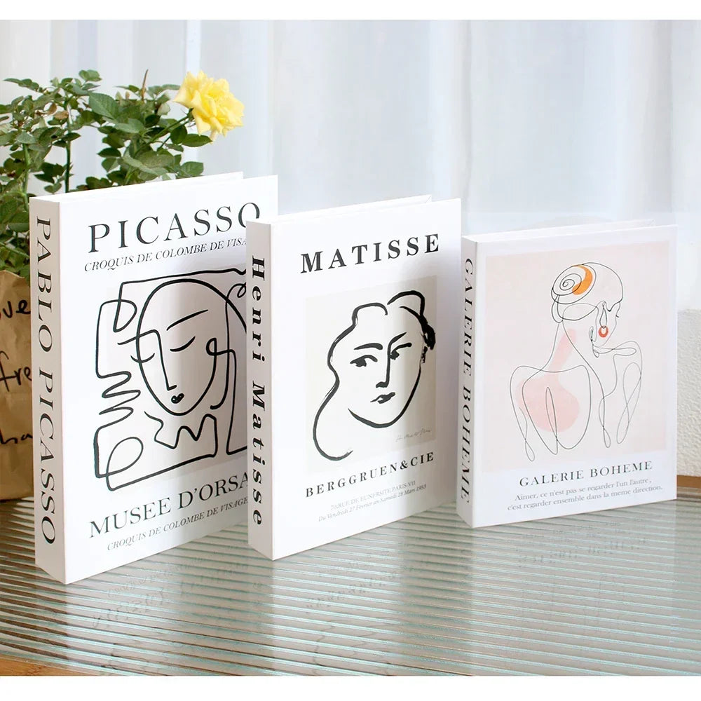 3Pcs Decorative Fake Books - Living Room Coffee Table Ornaments