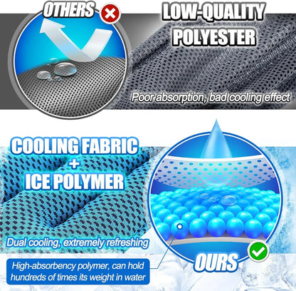 Cooling Neck Ring – Reusable Ice Scarf for Sports & Outdoor (1pc)