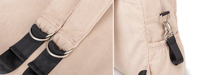 Soboba Large Capacity Diaper Backpack for Mom with Soft Corduroy Fabric and Convenient Design