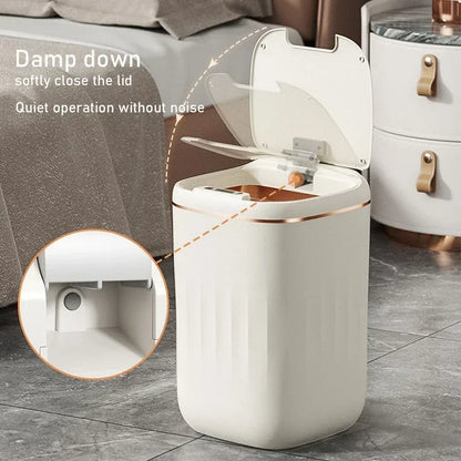 20L Smart Sensor Trash Can - Waterproof Large Capacity Kitchen  Bathroom Bin