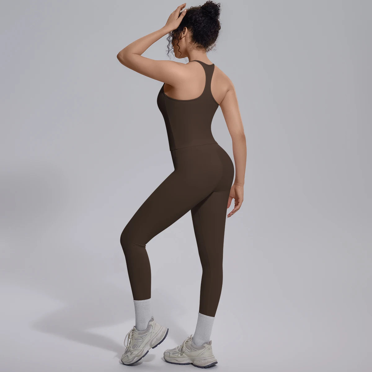 Quick Drying Legging Outdoor Running Yoga Set for Womans High Waisted Push Up Female Pants Gym Sexy Beautiful Back Vest Yoga Set