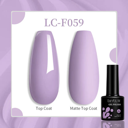Gel Nail Polish - LILYCUTE UV Gel Varnish 7ML | Soak Off, Long Lasting Colors