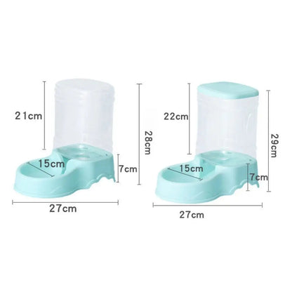 Automatic For Dog Water Drinking Cat Feeding Corner Dog Bowl Pet Feeder Dog Food Dispenser Drinking Bowl