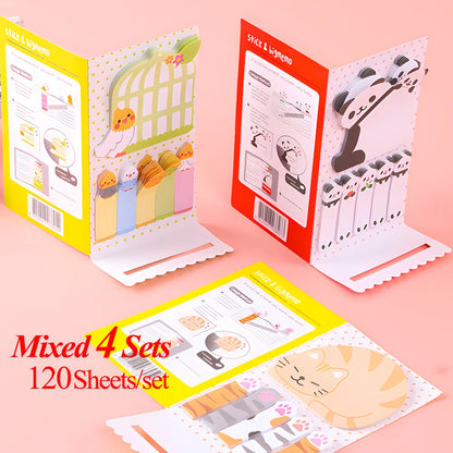 Kawaii Sticky Notes - Cute Journaling Memo Pads for To-Do Lists and Planning