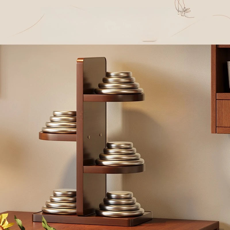 Multifunctional Desktop Multi-layer Cup Holder Office Simple Small Flower Stand Kitchen Countertop Rack Seasoning Storage Rack