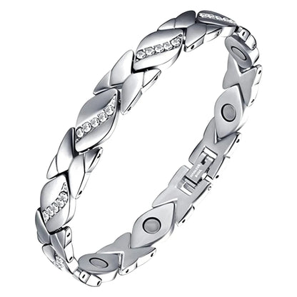 Leaves Magnetic Bracelet with 3500 Gauss Magnets Magnetic Therapy Bracelet Pure Copper for Women Men Jewelry Gift