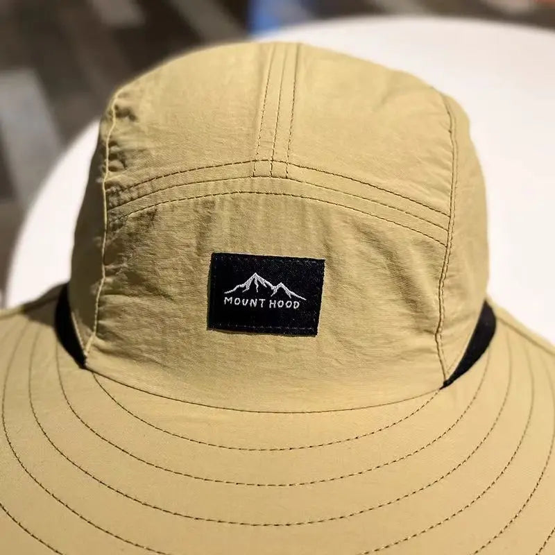 Unisex Windproof Quick-Dry Fisherman Hat Mesh Breathable Fishing Cap with Neck Flap & UV Protection for Outdoor Fishing Hikin
