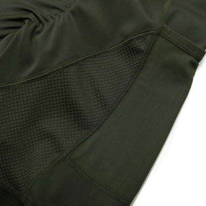 YKYWBIKE Sports Padded Bike Shorts for Men Cycling Bicycle Shorts Comfortable Road Biking Pants 2 Pocket Tights Slim Fit