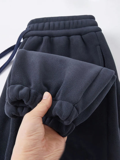 Winter Warm Fleece Jogger Pants Men Thicken Autumn Sport Jogging Sweatpants Outdoor Walking Casual Gary Trousers