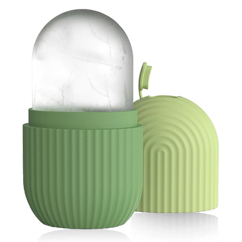 Silicone Ice Cube Trays Facial Eye Roller Ice Ball Beauty Face Lifting Massager Contouring Reduce Acne Skin Care Tool Reusable
