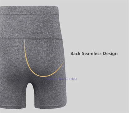 High Waist Cotton Boxers Men Abdominal 150KG Sports Bodyshape Panties Plus Size 9XL 8XL Underpants Warm Belly Protection Shorts