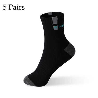 Mens Bamboo Fiber Socks - Breathable Deodorant Sports  Business Socks Size 37-43 - 510 Pairs for AutumnWinter