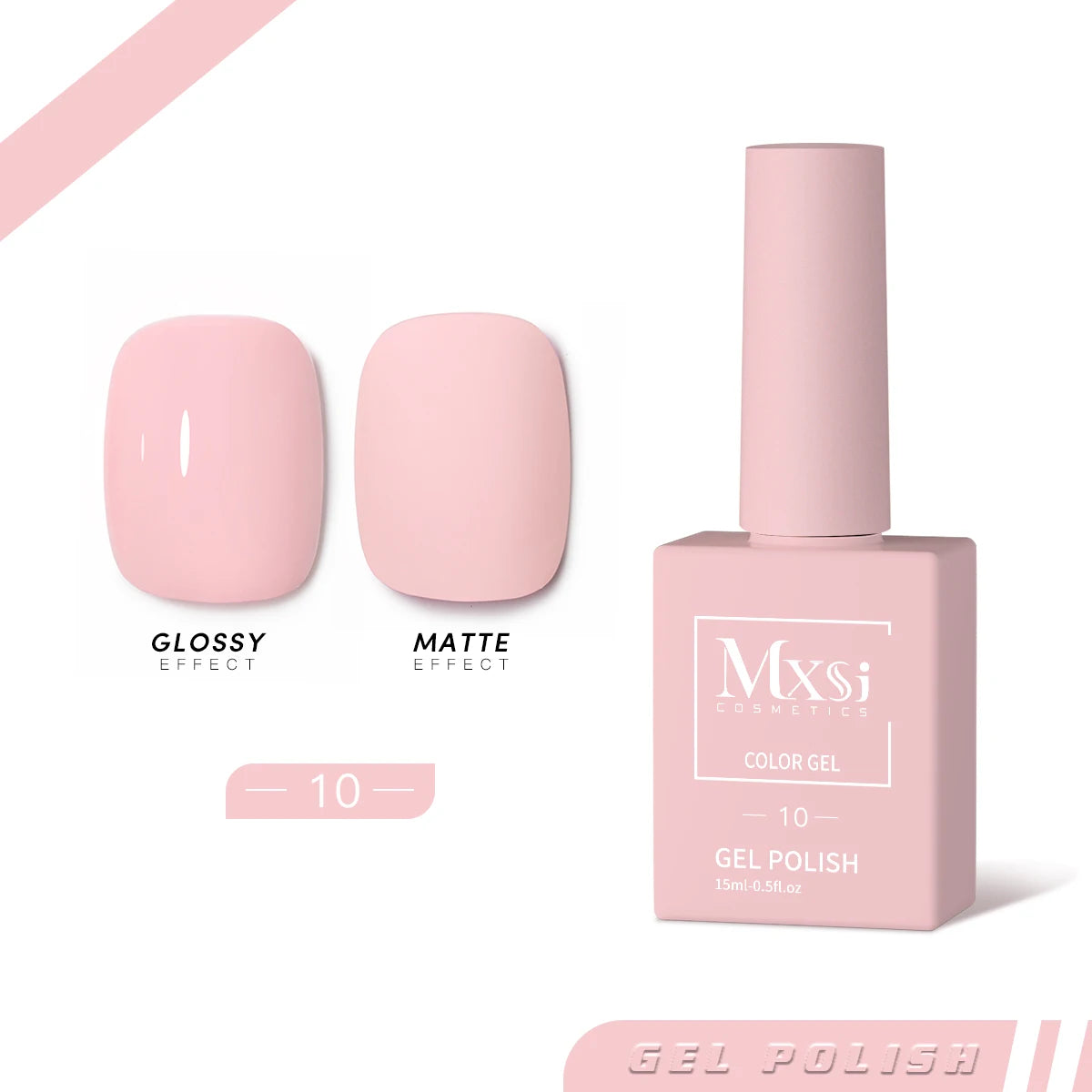 Gel Nail Polish Set - Neon Brown Royal Blue Red Green Pastel Nude Varnish