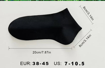 10pairs / Low Black And White Gray Cotton Socks Men's Socks Breathable Sports Socks Men's Short Socks Women's Socks EU37-44
