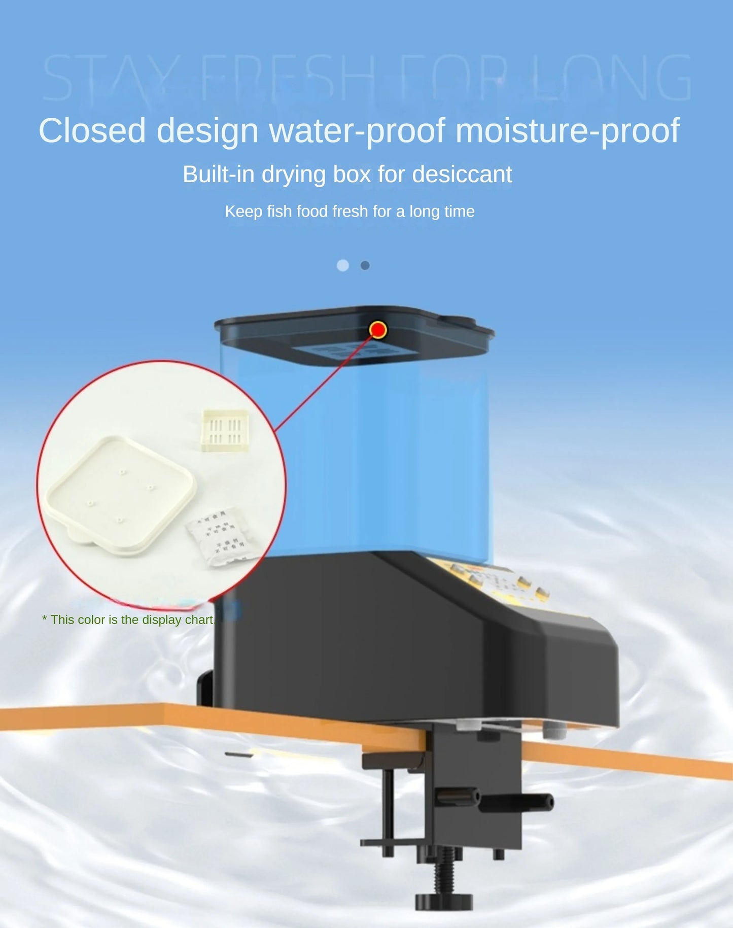 EVNICE automatic fish feeder WIFI Koi Rohan arowana feeder large capacity of 04L/1L/2L/timed, quantitative and precise feeding